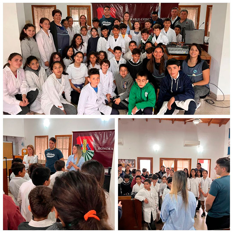 Alumnos de la Escuela N 6.422