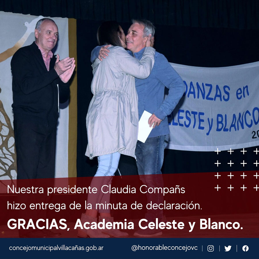 Minuta de declaración a la celeste y blanco